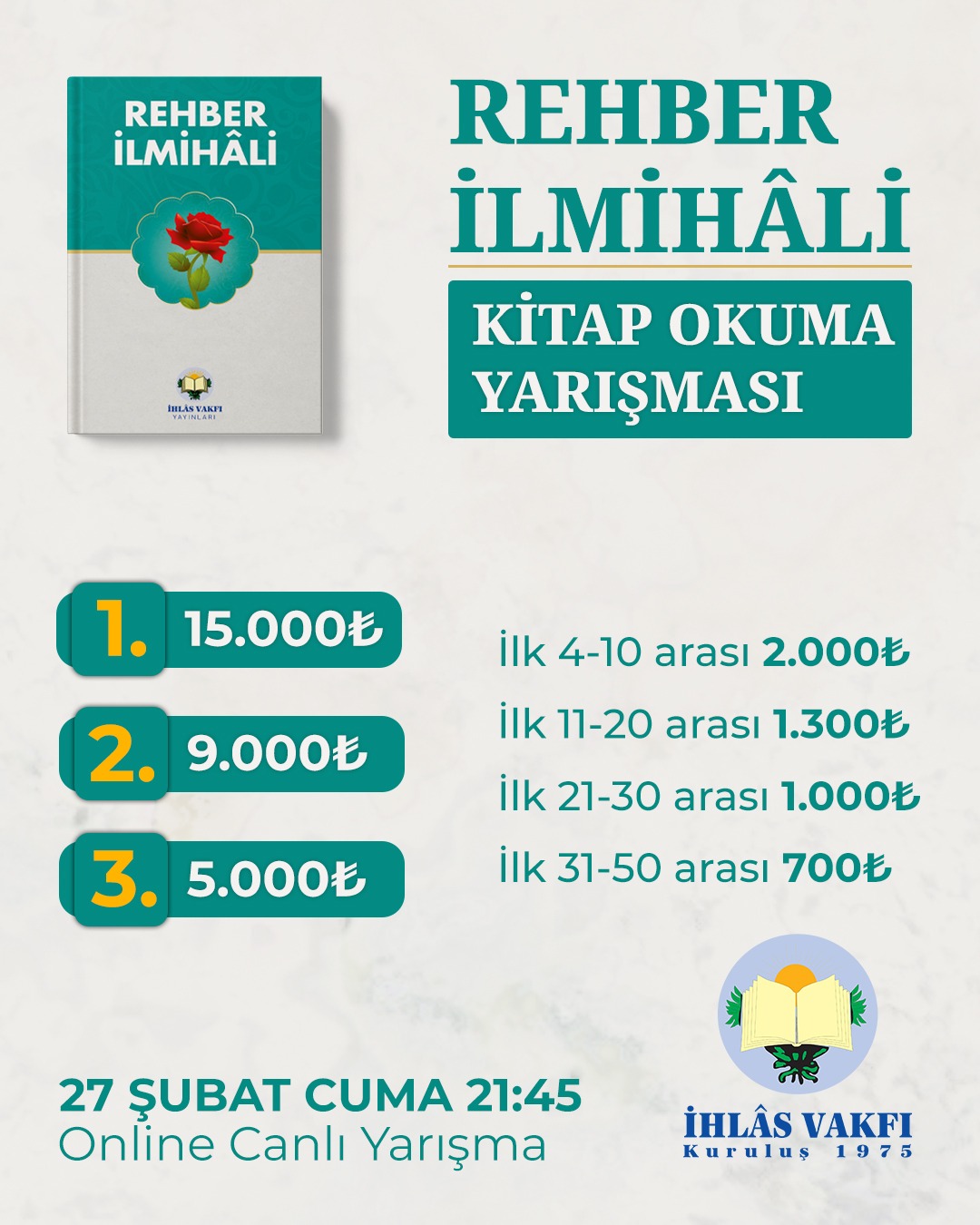 Rehber İlmihali Kitabı Bilgi Yarışması