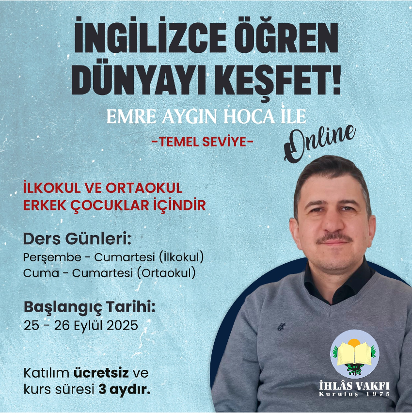 İngilizce Eğitimi (Erkekler)