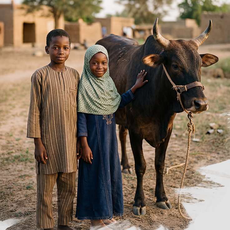 Yardım eli uzatan çocuk