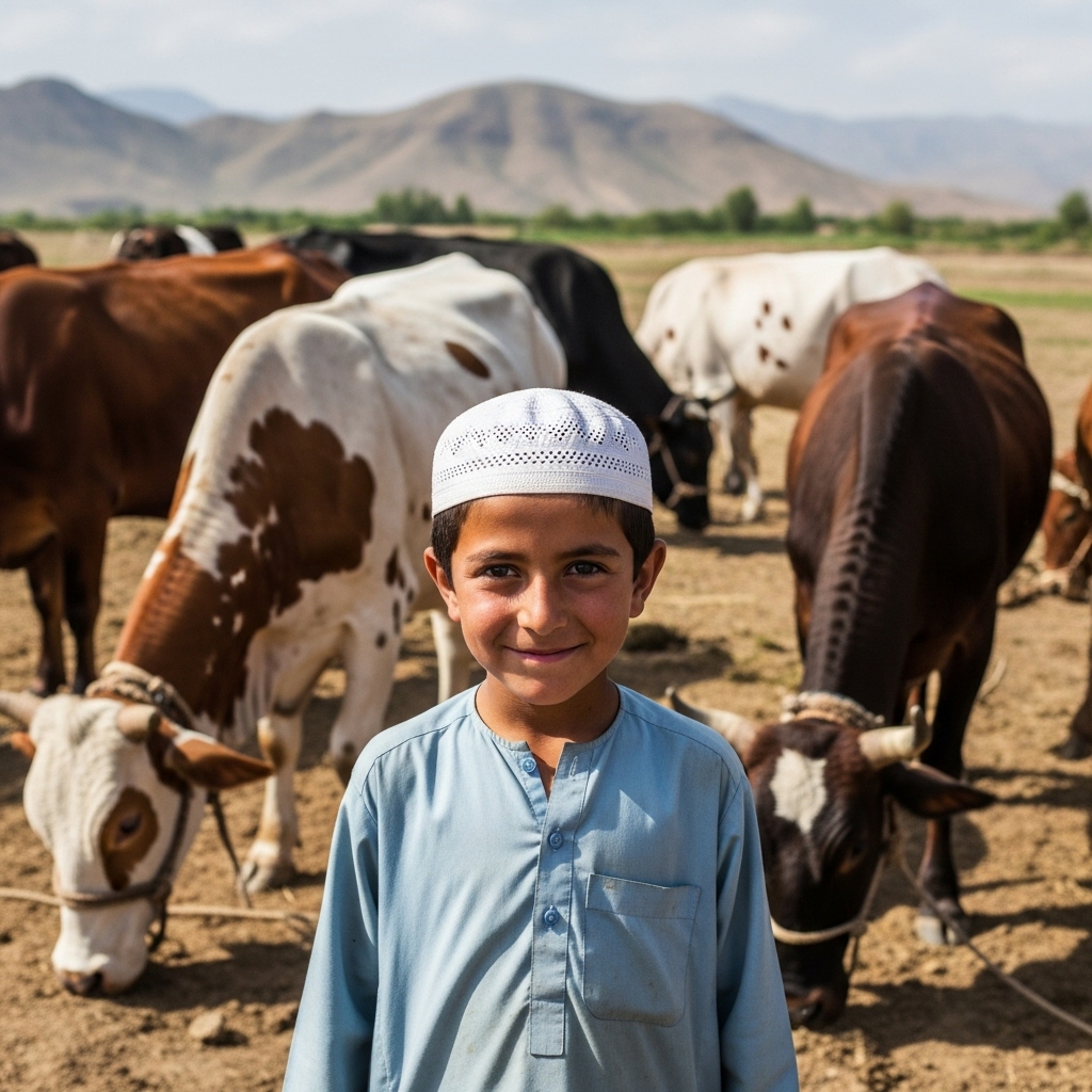 Yardım eli uzatan çocuk